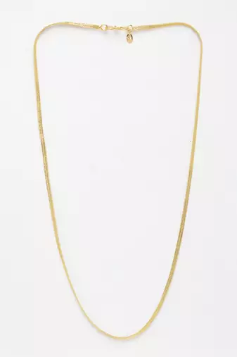  men's gold-plated minimal chain