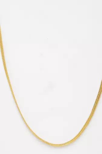  men's gold-plated minimal chain