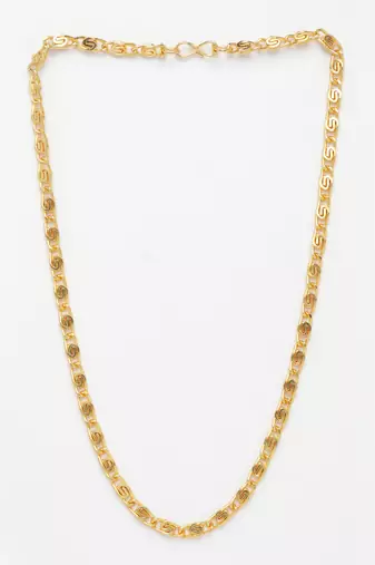  men's gold-plated minimal chain