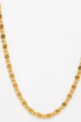  men's gold-plated minimal chain