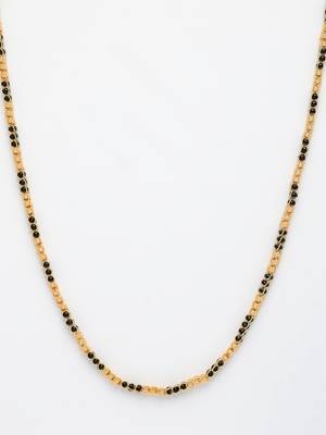  women's gold-plated artificial beads chain 2