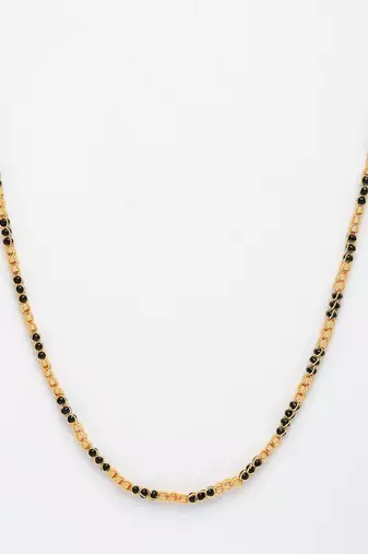  women's gold-plated artificial beads chain
