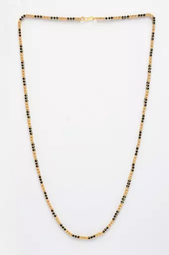  women's gold-plated artificial beads chain