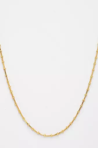  women's gold-plated minimal chain