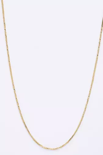  women's gold-plated minimal chain