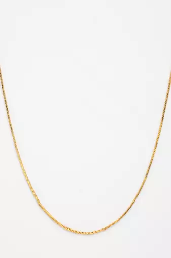  women's gold-plated minimal chain