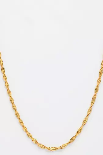  women's gold-plated minimal chain