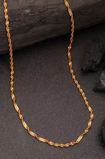  women's set of 3 gold-plated minimal chain