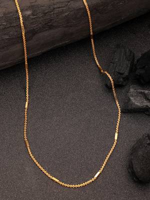  women's set of 3 gold-plated minimal chain 5