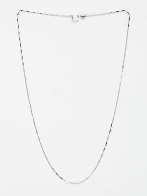  women's silver-plated chain 2