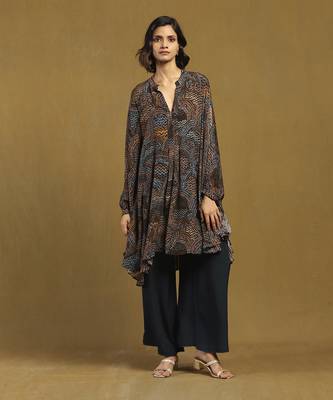 Green aboriginal kurti 1