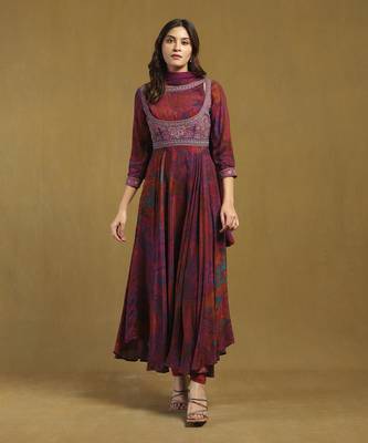 Pink dewey kurta with leggings and dupatta 1
