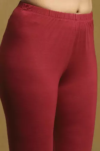 Pink dewey kurta with leggings and dupatta