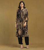 Black dewey kurta