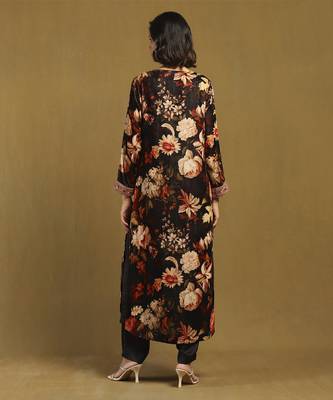 Black genevieve kurta with pant 3