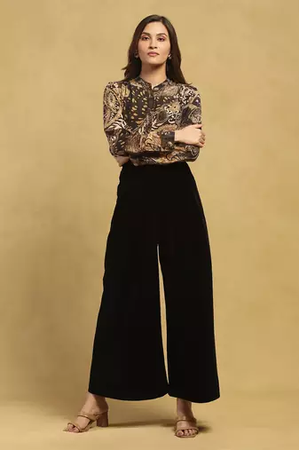 Black coal pants