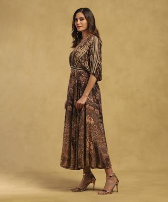 Black arohi maxi dress 2