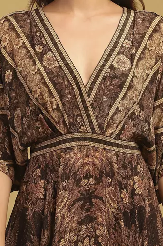 Black arohi maxi dress