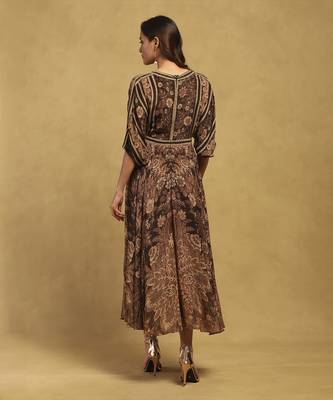 Black arohi maxi dress 5