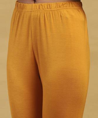 Yellow niagra kurta with leggings and dupatta 5