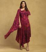 Pink meraki long dress