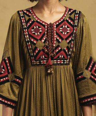 Green millary dress 4