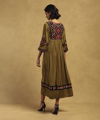 Green millary dress 5