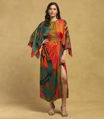 Multi color  minati kaftan dress
