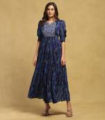 Blue niagra maxi dress