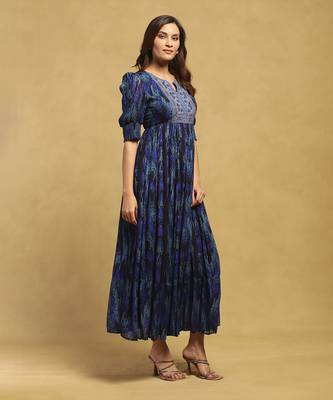 Blue niagra maxi dress 3