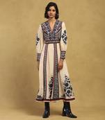 White azra long dress
