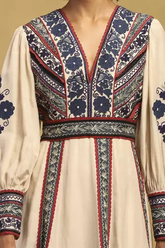 White azra long dress