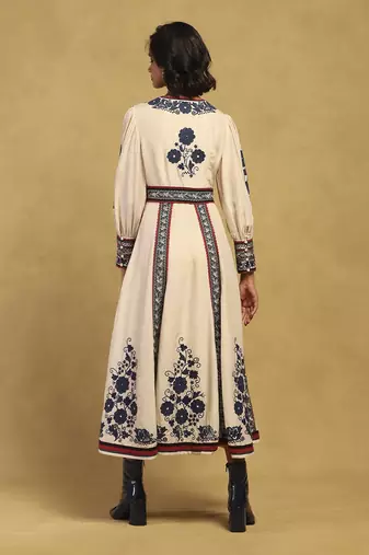 White azra long dress
