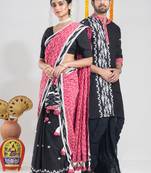 Cross connection- mekhela & kurta-dhoti couple set