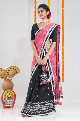 Cross connection- mekhela & kurta-dhoti couple set 4