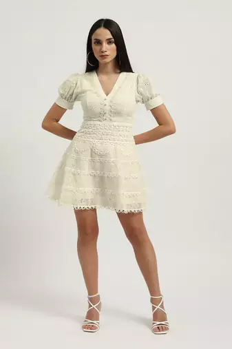 Off white aaron skater dress