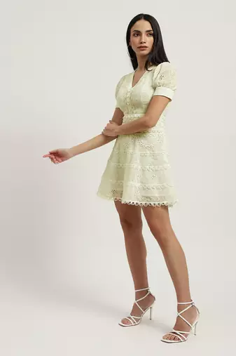 Off white aaron skater dress