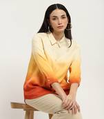 Yellow bianca ombre shirt