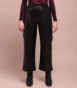 Black emma faux leather pant