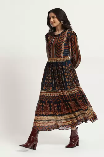 Blue danielle maxi dress