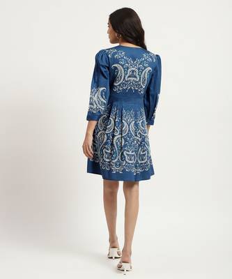 Blue fallon short dress 5