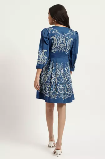 Blue fallon short dress