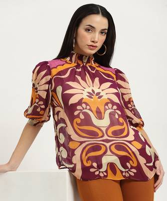 Red flawie top with camisole 1