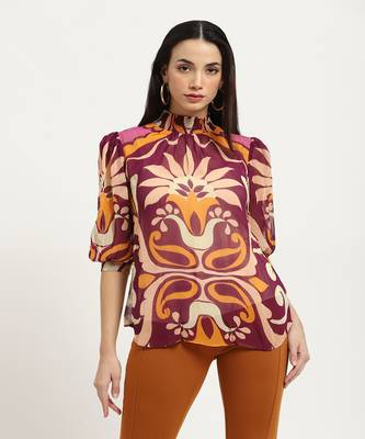 Red flawie top with camisole 3