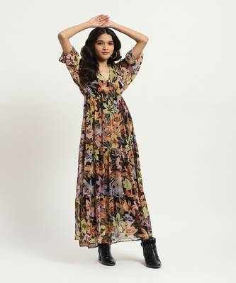 Black giselle maxi dress 2