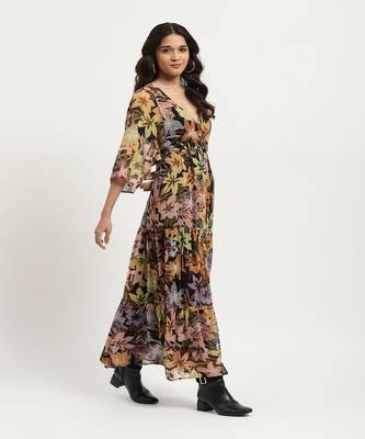 Black giselle maxi dress 4