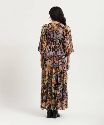 Black giselle maxi dress 5