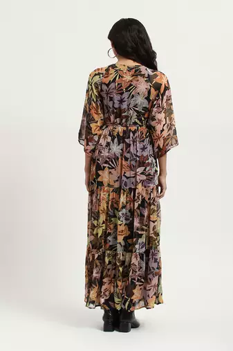 Black giselle maxi dress