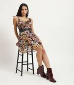 Black giselle short dress