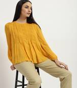 Yellow leena top